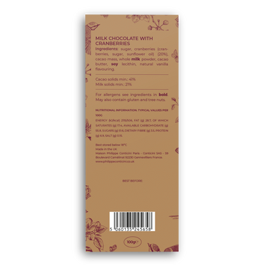 Chocolat Cranberry 41%